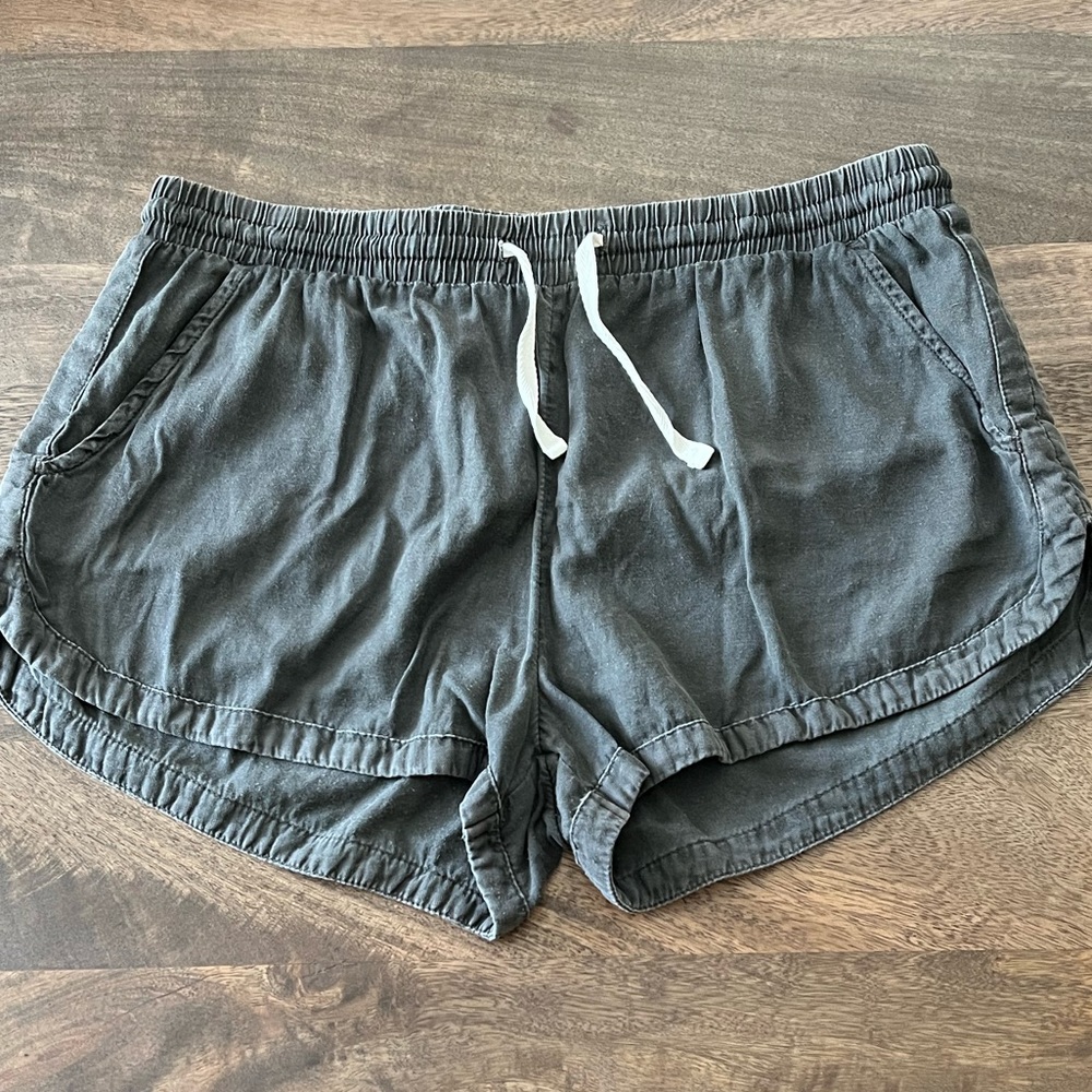 Road Trippin’ Washed Black Shorts